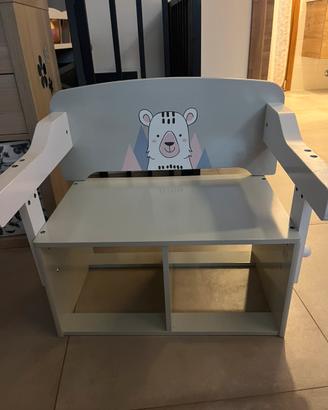 Panchina per bambini