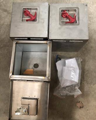 Cassette in acciaio inox