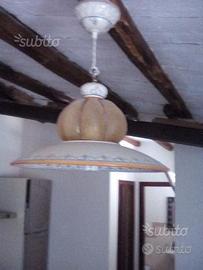 Lampadario in vetro