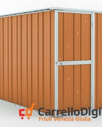 deposito attrezzi giardino 175x307 legno chiaro