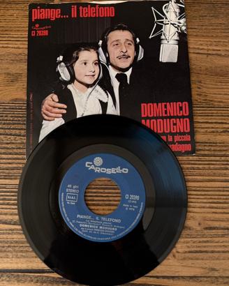 Vinile da collezione classico di Domenico Modugno.