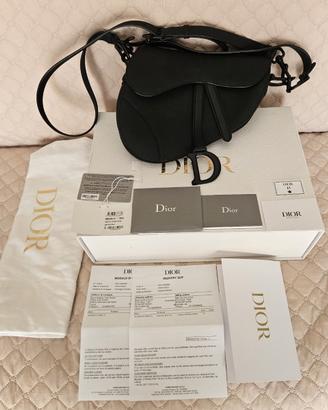 Borsa Dior Saddle M Nero Nuovo