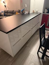 Mobile "PENISOLA" per cucina con cassetti