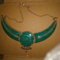 Collana argento e turchese