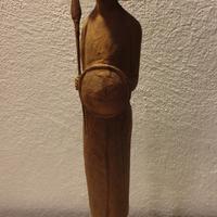 Originale statuina arte tribale africana in legno