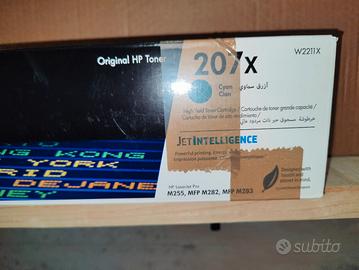 Toner HP originale 207X ciano
