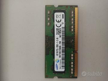 RAM4GB  Samsung PC3l 1600 MHz