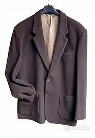 Blazer Giacca Rodrigo lana marrone Tg.54 Vintage