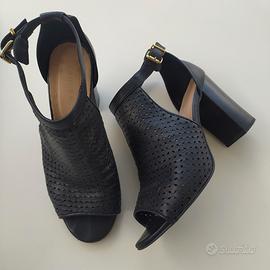 Sandali neri in Pelle Carmens Padova nr 39