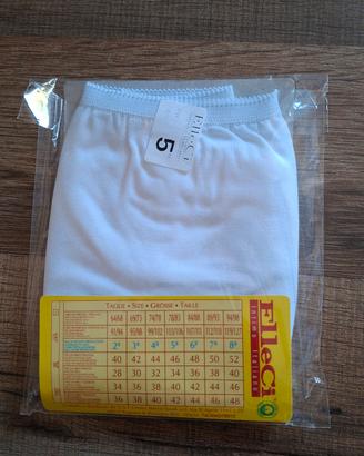 Slip donna cotone nuovo taglia 5° vita alta 