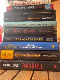 Stock 10 libri thriller/ noir