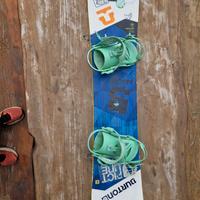 Snowboard Nidecker freestyle 140 + attacchi Union