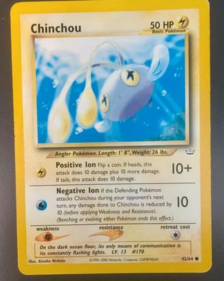 Chinchou mazzo neo revelation