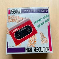 Stereo Walkaman cassette!Nuovo completo + scatola