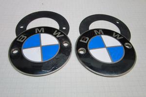 Targhette Emblemi Serbatoio BMW Originali Ø 70mm