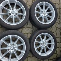 4cerchi in lega originale Smart con gomme estive 