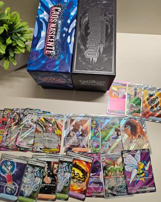 Lotto carte pokemon comuni+miste