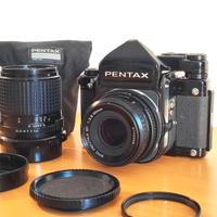 Pentax 67 con ob SMC 105mm f2.4 e macro 135mm f4