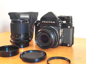 Pentax 67 con ob SMC 90mm f2.8 e macro 135mm f4