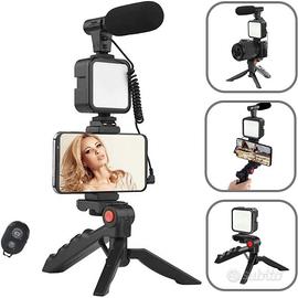 KIT VLOGGER PROFESSIONALE 4IN1 PER SMARTPHONE