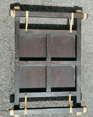 Vassoio legno stile AFRO