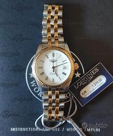 OROLOGIO LONGINES "PLACCATO ORO 18KT" NUOVO 1370€