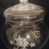 Porta caramelle in vero cristallo artigiani di pre