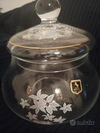 Porta caramelle in vero cristallo artigiani di pre