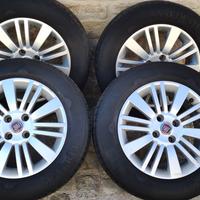 Cerchi in lega 15" fiat grande punto + gomme
