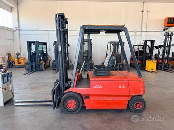 CARRELLO ELEVATORE MULETTO ELETTRICO LINDE 30 QUIN