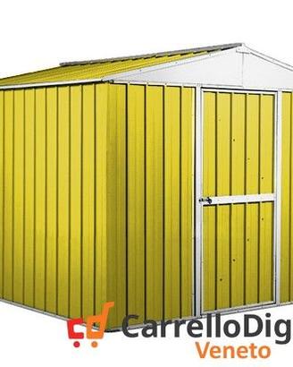 Box deposito porta attrezzi lamiera 276x260 giallo