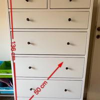 Cassettiera IKEA IDANÄS 6 cassetti pari al nuovo