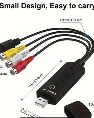Convertitore VHS dvd VCR - USB hdmi