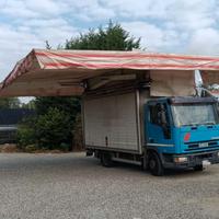 Iveco Eurocargo 75E14 +sponda idraulica+tenda Tele
