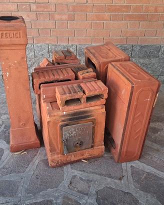 Stufa in terracotta 