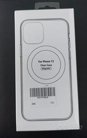 Custodia magnetica trasparente per iPhone 13
