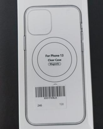 Custodia magnetica trasparente per iPhone 13