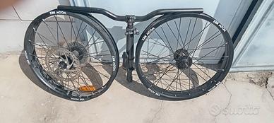 Cerchi 20" e manubrio pieghevole woow bike