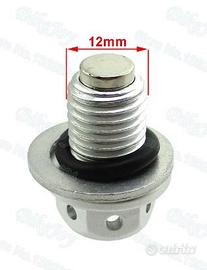 Bullone di scarico olio magnetico diametro 12 mm