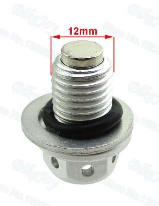 Bullone di scarico olio magnetico diametro 12 mm