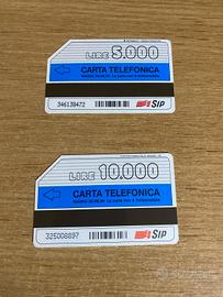 schede da collezionismo 