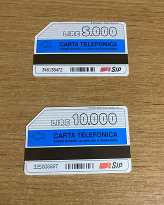 schede da collezionismo 