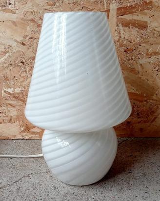 Lampada da tavolo in vetro di Murano De Majo 