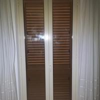 Finestra PVC + Persiana alluminio 110 cm x 235 cm