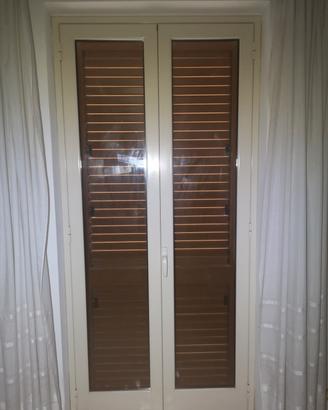 Finestra PVC + Persiana alluminio 110 cm x 235 cm