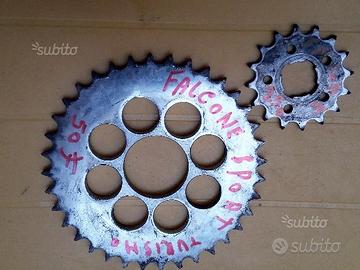 Corona e pignone per moto Guzzi Falcone 500