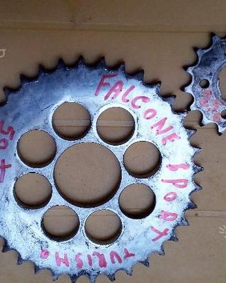 Corona e pignone per moto Guzzi Falcone 500