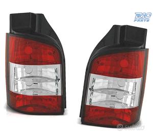 FANALI PER VOLKSWAGEN VW T5 03-09 1P ROSSO BIANCO