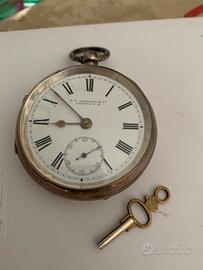 Orologio argento punzonato inglese