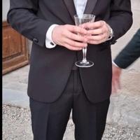 Smoking nero  completo  classico